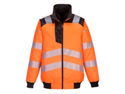 Chaqueta 3 en 1 de alta visibilidad Portwest Pw3 / Amarillo Negro / S