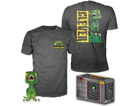 Pop & Tee Jurassic Park Clever Raptor Funko y Camiseta Tamaño Xl Ut - 47628Xl