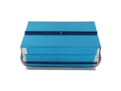 Caja de herramientas plegable de acero inoxidable