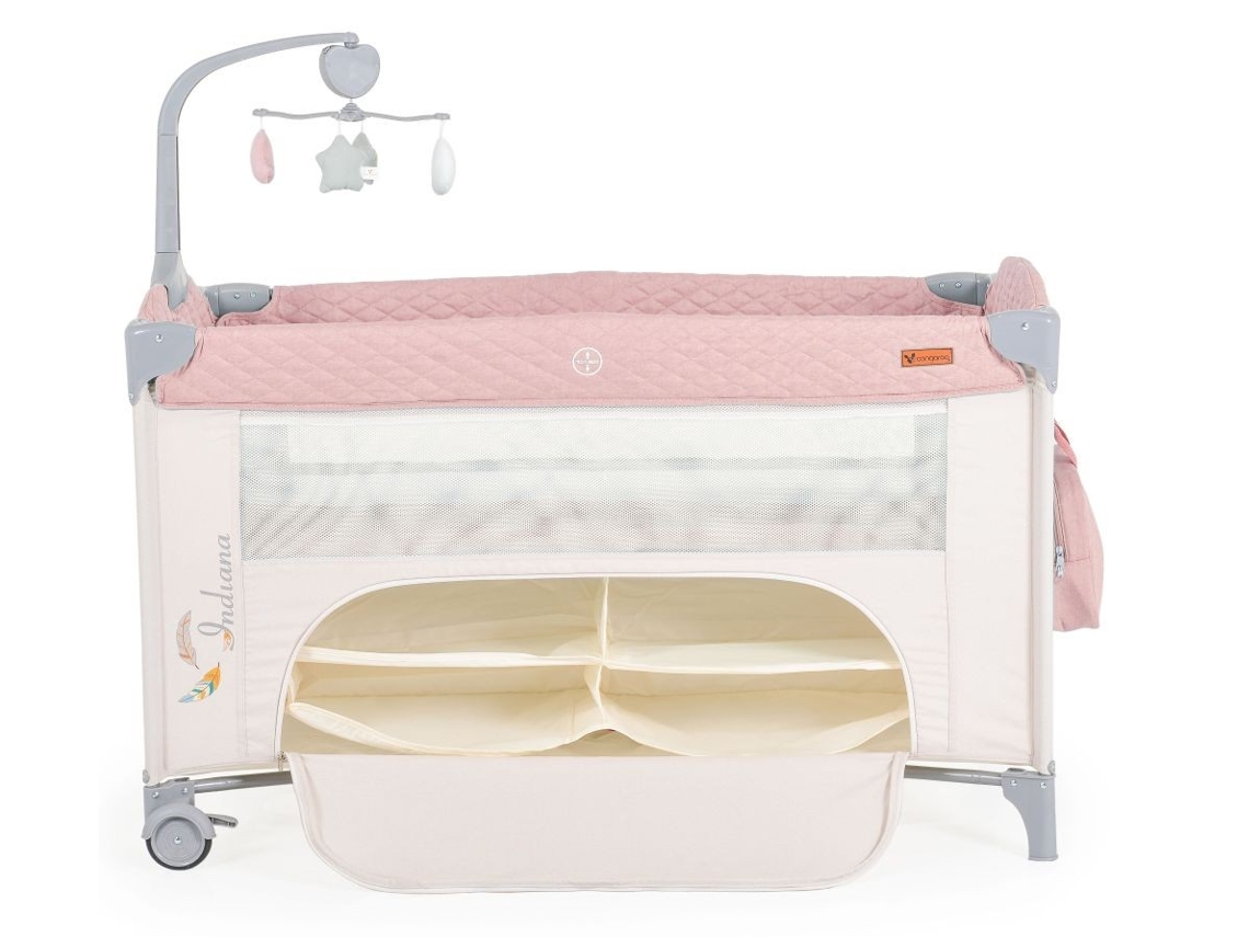 Cuna de Viaje INDIANA de CANGAROO pink