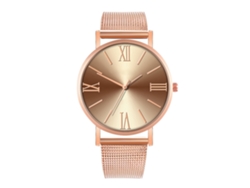 Reloj De Moda Para Hombre Y Mujer, Correa De Malla, Esfera Redonda, Movimiento De Cuarzo, Para Parejas.