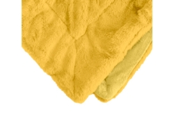 Manta Plaid Amarillo 130x170cm Minnor