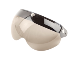 2026-visera Para Casco Retro De 3 Broches Visera Antiviento Y Anti-sol Para Cascos De Moto De Media Cara Universal