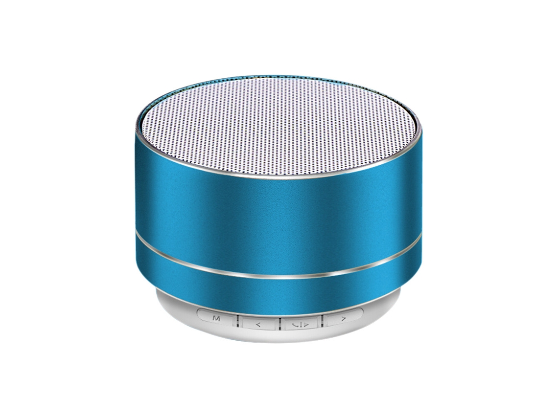 (azul) Altavoz Bluetooth Inalámbrico, Entrada Auxiliar, Función De Llamada, Tarjeta Tf, Alta Fidelidad