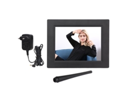 Marco Fotográfico Digital Wifi De 8,7 Pulgadas Con Pantalla Táctil, Rotación Automática, 16gb Y Enchufe Eu