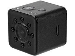 Mini cámara DV inalámbrica SQ13 con visión nocturna activada por movimiento para oficina, exteriores y deportes (negro)