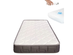 Colchón De Cuna Bebé Hr Morfeo Para Cunas De 120x60 + Protector Impermeable 100% Algodón Hipoalergénico, Antibacteriano Y Antiácaros