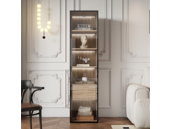Mueble De Baño Mediano Con Tira De Luz, 40 Cm, 1 Cajón, Cristal