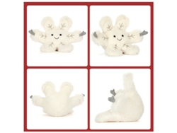 Peluche De Copo De Nieve Navideño 20 Cm, Cojín Para Sofá