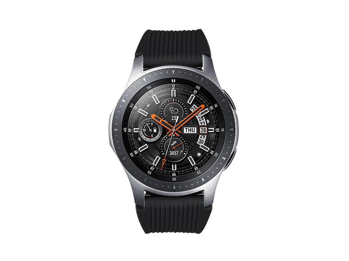 Correa Negra De Silicona Para Samsung Galaxy Watch 46 Mm L