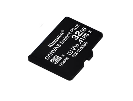 Kingston Technology Canvas Select Plus Tarjeta de Memória 32 Gb Microsdhc Uhs-I Classe 10