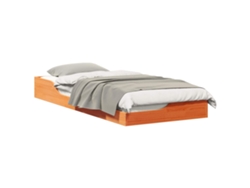 Maison Exclusive - Estructura De Cama Marrón Cera 90 X 210 Cm