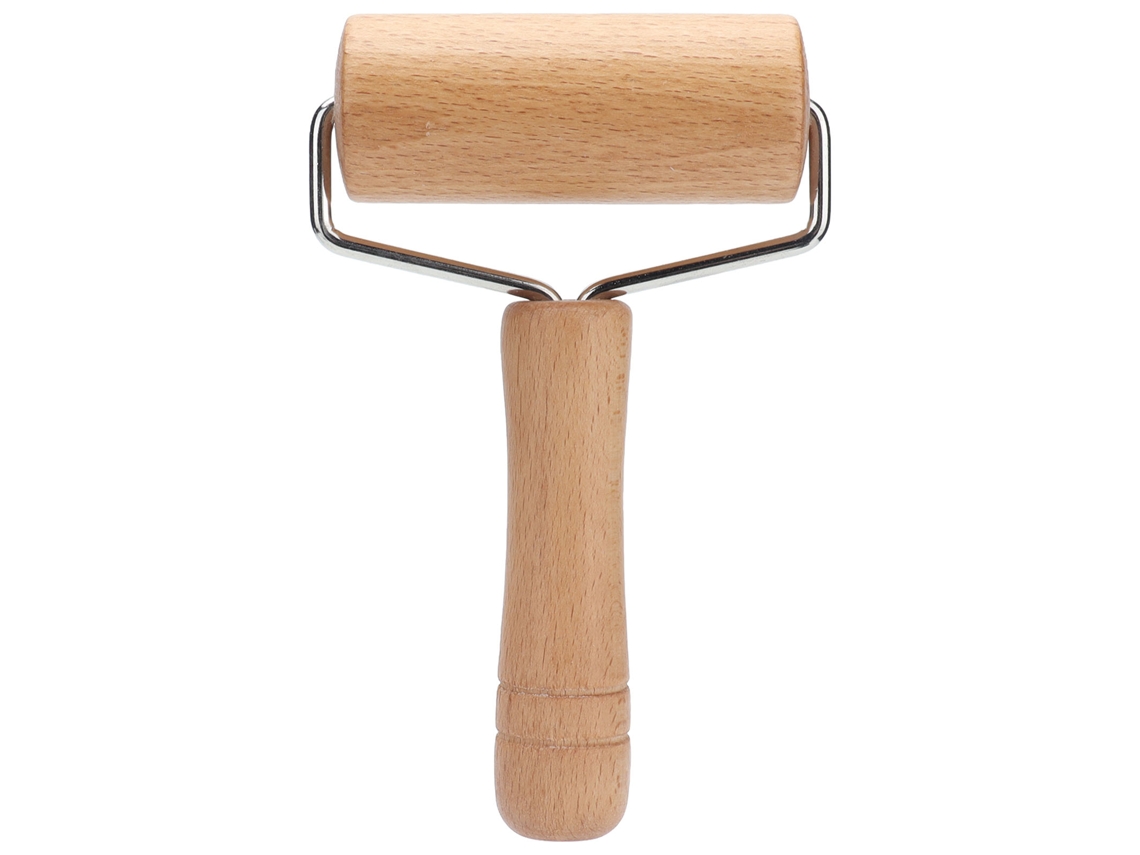 Rodillo De Madera Para Pizza, Repostería, Pasteles, Pan Y Cocina Casera Con Mango Ergonómico.