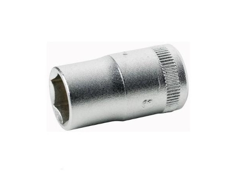 Llave vaso cuadradillo 3/8 boca hexagonal serie corta metrica m-11
