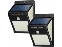 Luces Solares Para Exteriores, 144 Led Con Sensor De Movimiento, 3 Modos, 2 Unidades Para Jardín.
