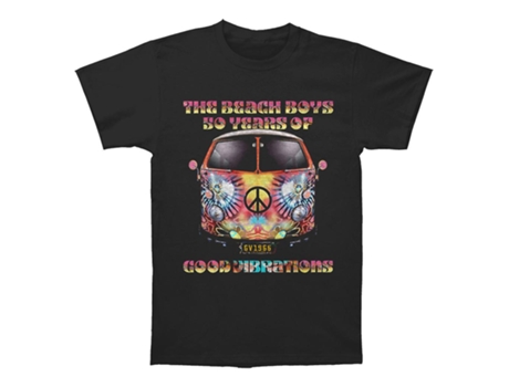 Camiseta ROCKINSTONE de la gira Good Vibes de los Beach Boys (Algodón - L)