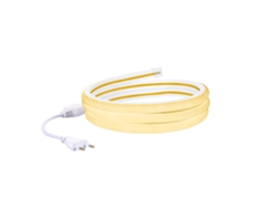 Tira Led Neón Regulable 220v Bobina 50m Blanco Cálido Semicircular 180 7.5w/m Corte 100cm Ip67 3000k Branco Quente