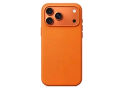 (apple 11 Pro Naranja) Textura Tejida - Compatible Con Carga Magnética - Funda Blanda Con Protección En Los Bordes