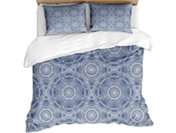 Juego Ropa Cama Piezas Funda Nórdica Microfibra Almohada Juego Estampado 140x200cm 140 X 200 Cm 65