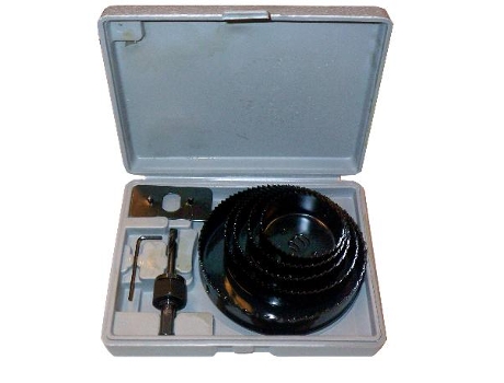 Lams 5 sierras campana + acc 8pz 127 mm en estuche (techo) f0083