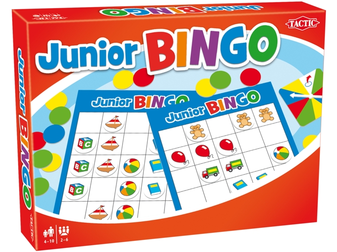 Juego de Bingo TACTIC Junior bingo (Edad Mínima: 4)