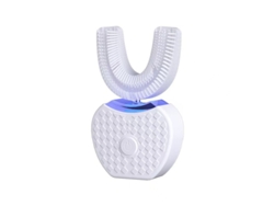 Cepillo de dientes eléctrico ultrasónico MDUG en forma de U, recargable e inteligente (blanco)