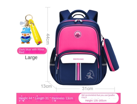 Mochila escolar infantil impermeable, mochila escolar ortopédica