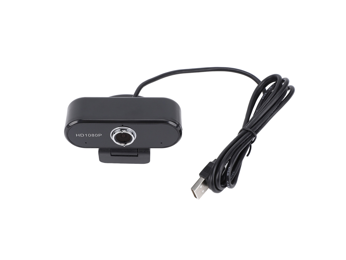 Cámara Web Hd 1080p Con Micrófono, Lente Gran Angular Y Conexión Usb Para Videollamadas Y Videoconferencias.