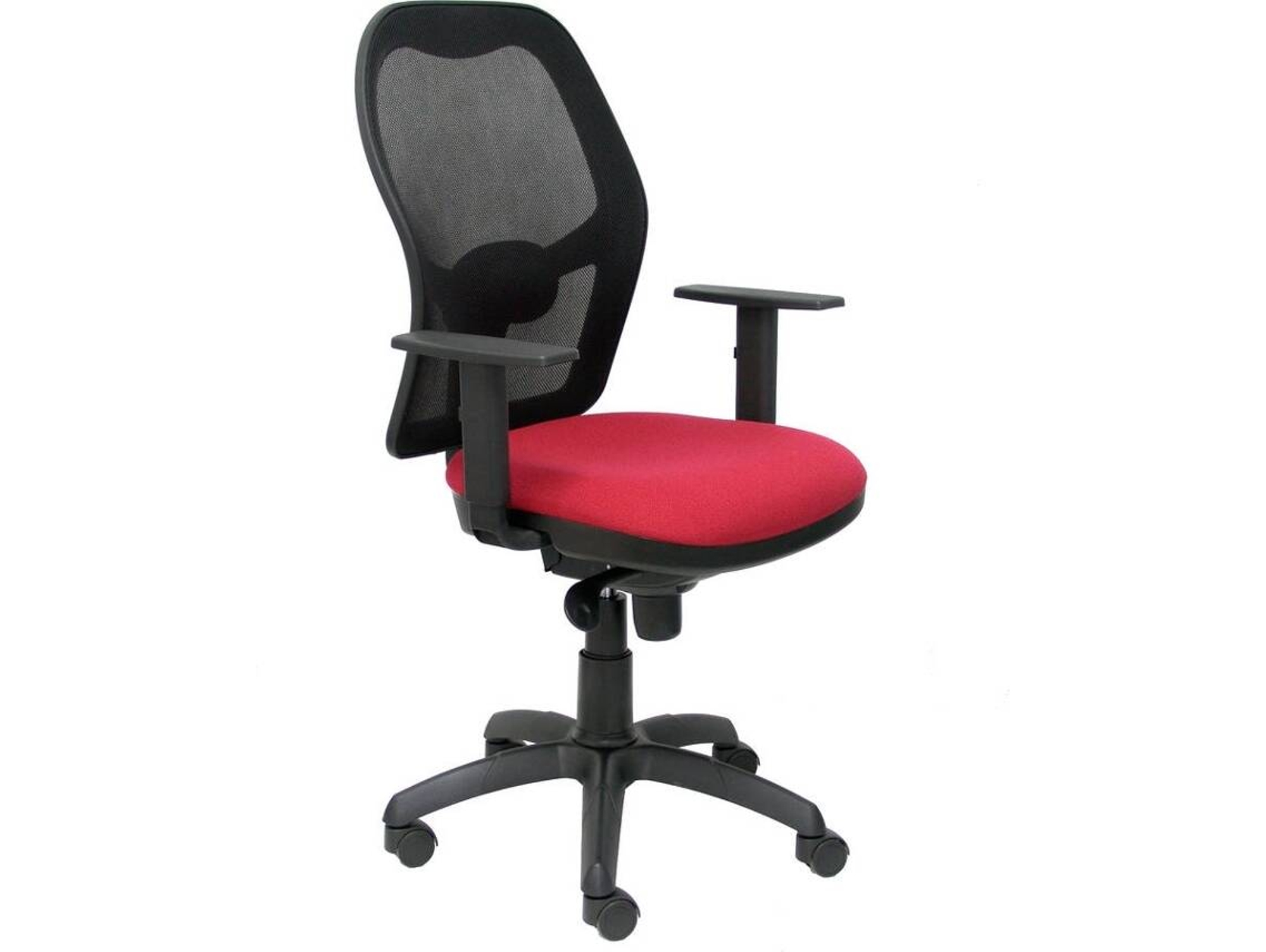 Silla de Escritorio Operativa PYC Jorquera Rojo N (Brazos Ajustables - Malla)