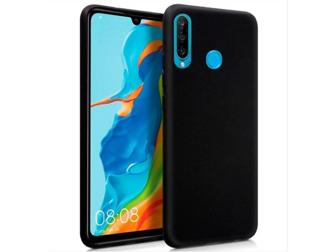 Carcasa Huawei P30 Lite COOL Silicona Negro