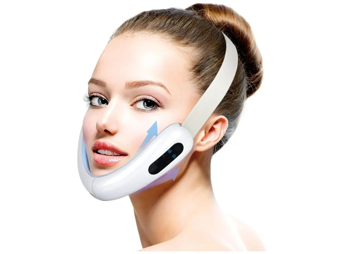 Masajeador eléctrico moldeador facial Bestvite V-Face, reafirmante, blanco