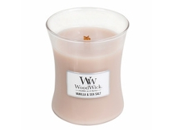 WOODWICK - Vanilla & Sea Salt Vase (vanilla and sea salt) - Scented candle 85.0g