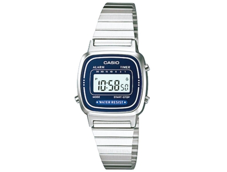 Reloj CASIO Mujer (Resina - Plateado)