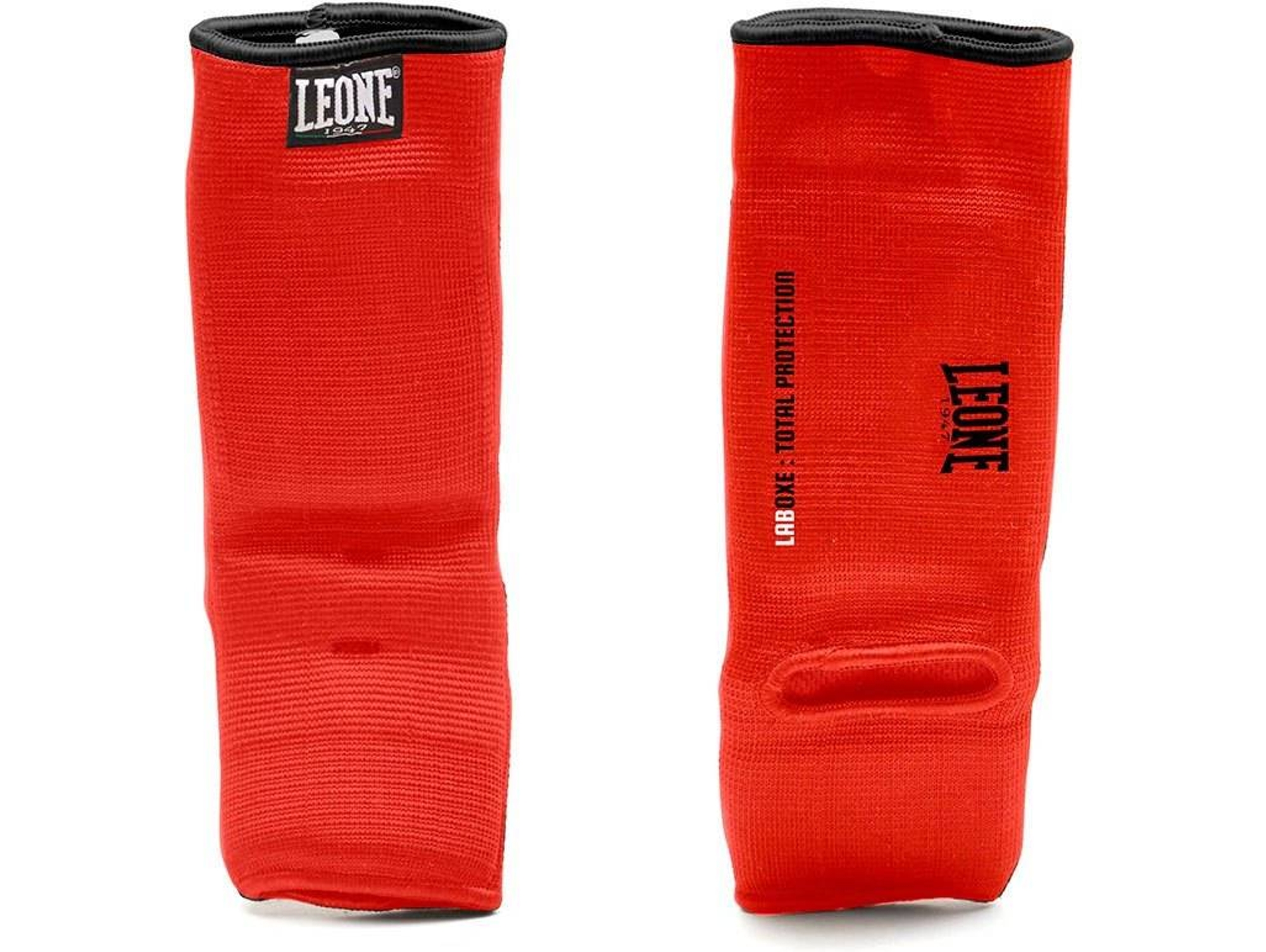 Tobilleras LEONE1947 Padded Ankle Guards (Talla: L - Rojo)