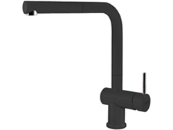 Grifo de cocina Elleci Stream Plus Keratek Kuro 86 - Negro - Extraíble - Ø35 mm