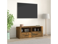 Mueble Tv 100 x 35 x 40 cm Madera Procesada Roble Ahumado-Derivados
