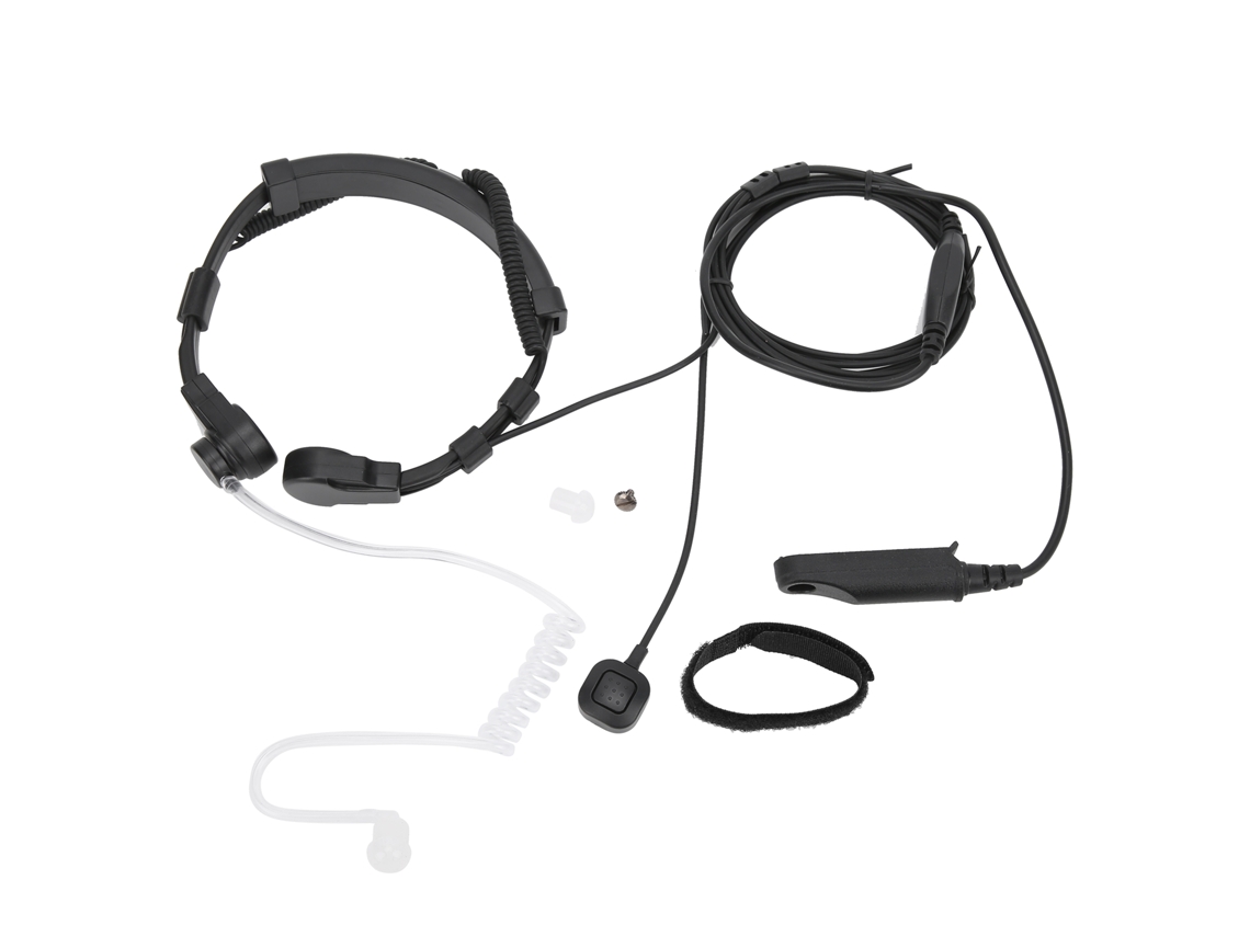 Auriculares Con Micrófono De Vibración De Garganta, Tubo Acústico Y Ptt Para Uv9r Plus Bf9700 Bfa58