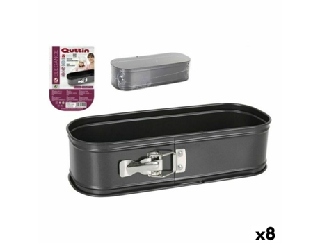 Molde Desmontable QUTTIN 104626 31 x 12 x 6,7 cm (8 Unidades) (31 x 12 x 6,7 cm)