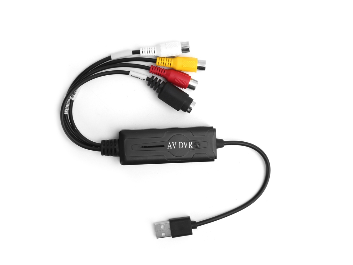 Conversor De Vídeo Digital Usb 2.0 Adaptador De Captura Áudio E Vídeo Compatível Com Win10