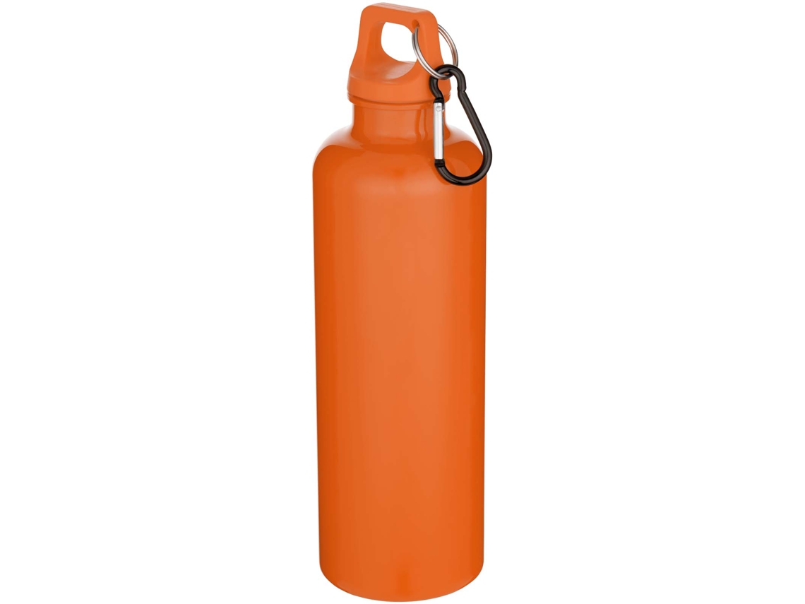 Botella De 750 Ml Con Mosquetón En Color Liso De Plástico Reciclado Con Certificado Rcs "oregon"