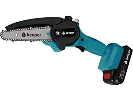 Sierra Eléctrica KEEPER Kp6 21V 6 Pulgadas 300W Motosierra Eléctrica Inalámbrica Recargable con Luz Led Trabajo Continuo Corte Madera Ø 80 Pod