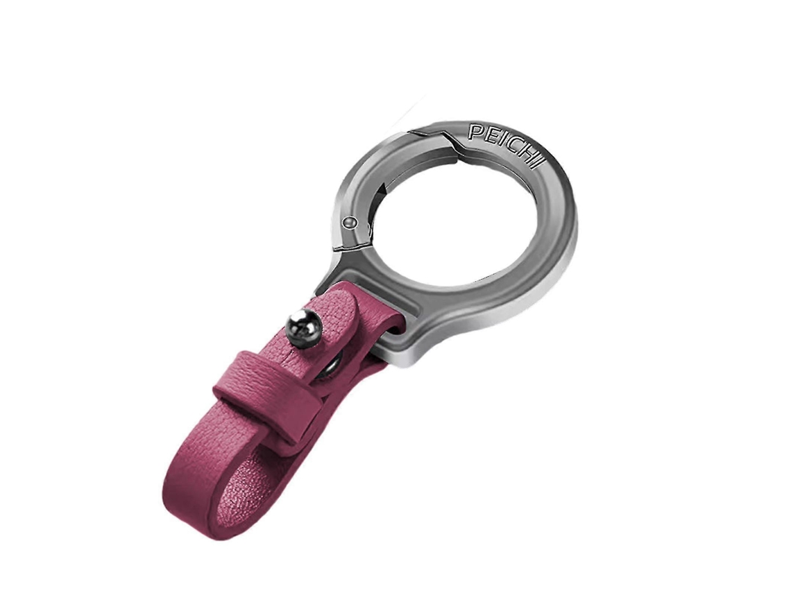 Llavero de cuero multifuncional personalizado para coche, mochilas, llaves, cinturones y bolsos.