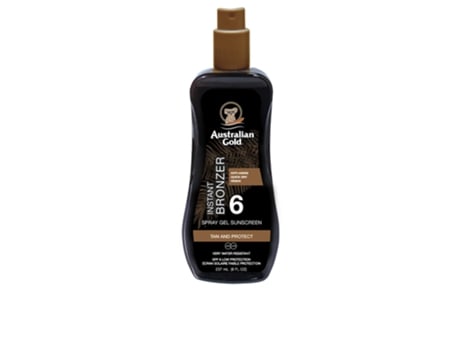 Sunscreen Spf6 Spray Gel With Instant Bronzer Australian Gold 237 ml