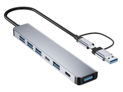 Hub USB C de alta velocidad, transferencia rápida de datos y diseño compacto Plug and Play para adaptador de conectividad sin esfuerzo