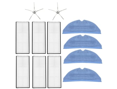 Paños de fregona con filtro Hepa de Cepillo Lateral para Xiaomi T7 T7Plus S7, repuestos de aspiradora Roborock, accesorios compatibles