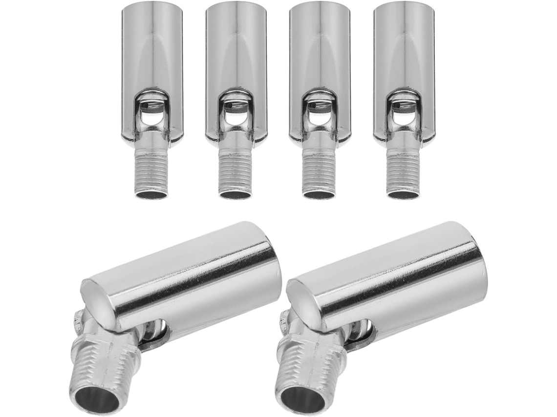 Adaptador De Techo Suspendido Metálico M10, Rotación De 180° Para Techos Inclinados O Abovedados, Paquete De 6