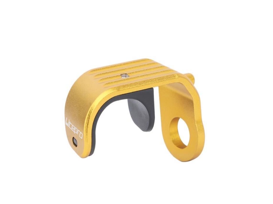 Gancho plegable tipo E de aleación de aluminio para bicicleta ultraligera, accesorio de modificación, ganchos de horquilla delantera