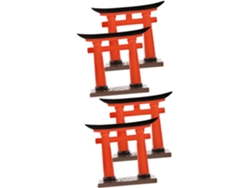 2 Juegos De Adornos Con Diseño De Torii, Decoraciones Para Jardín Zen, Adornos Para Puertas