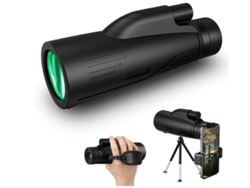 Nuevo telescopio monocular 2024 12X50 para adultos monoculares de alta potencia con adaptador para teléfono inteligente y trípode de metal prisma Bak4 BISBISOUS