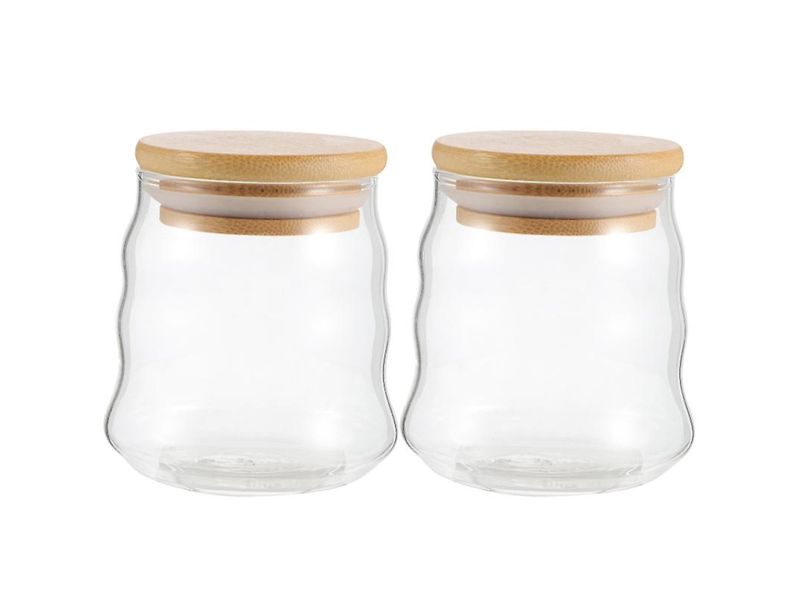 2 Botellas Pequeñas De Vidrio.